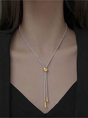 ✨ Elegant Tassel Drop Necklace